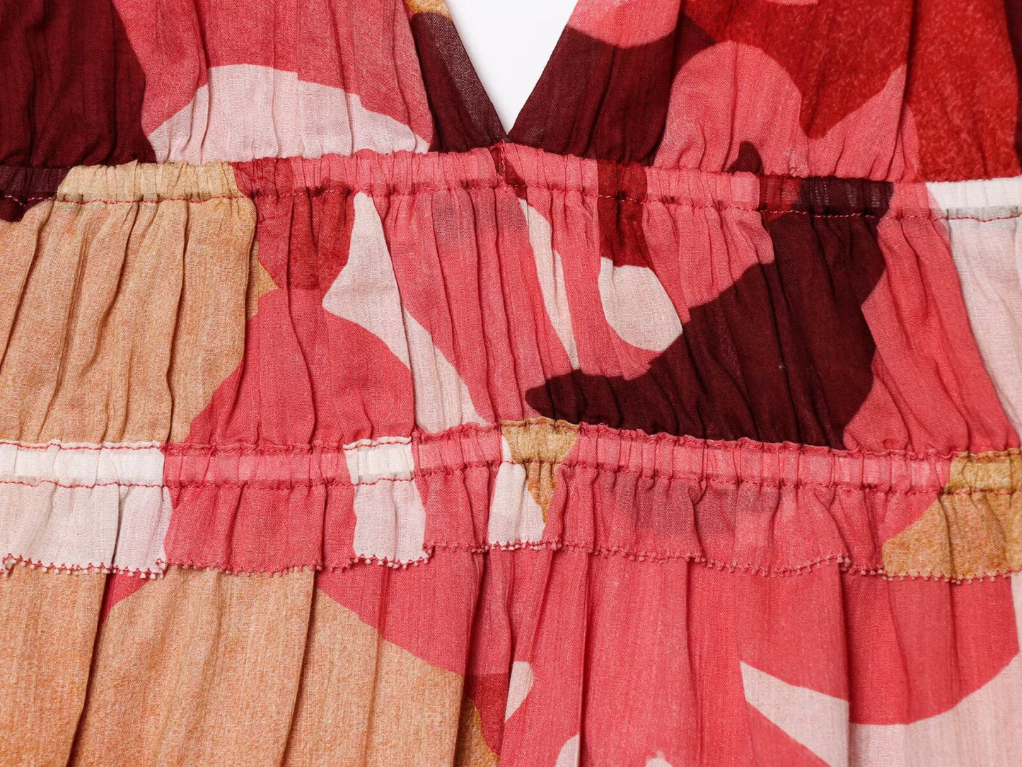 Women's new fashion printed backless sleeveless suspender MIDI dress