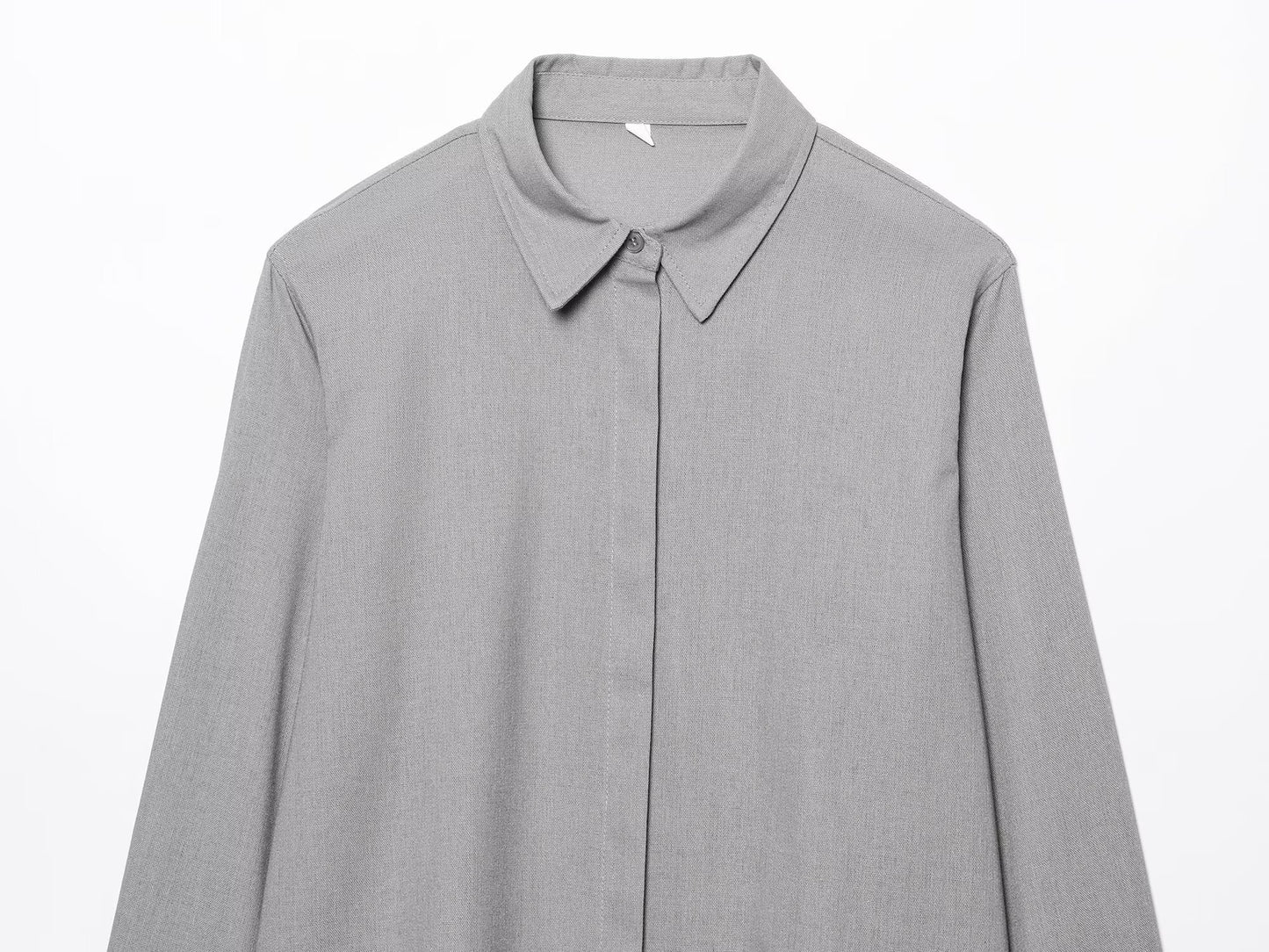 Women's new fashion loose linen blend long sleeved shirt+Pants Women's suit