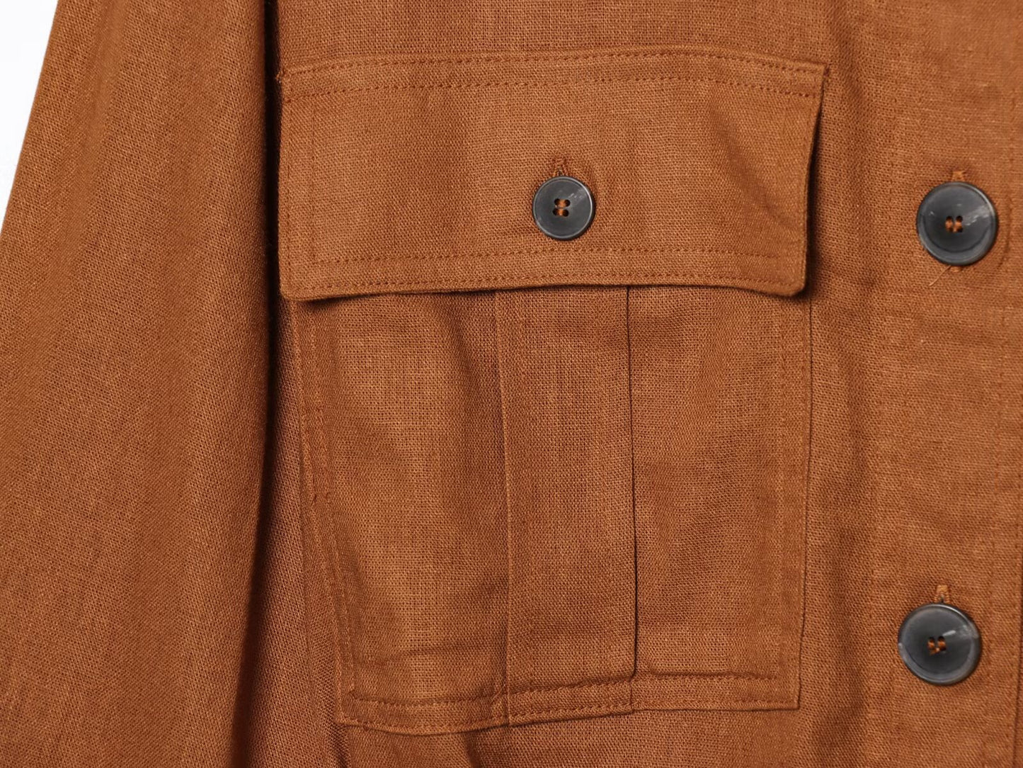 Women's new fashion with belt casual linen blend button up shirt+Pants Women's suit