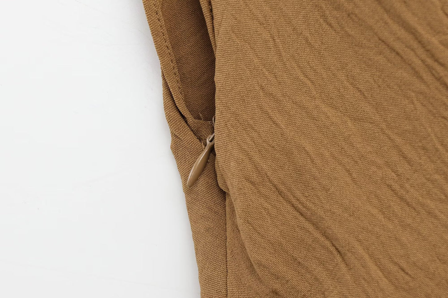 Women's new fashion asymmetrical design casual sloping shoulder Pleated top