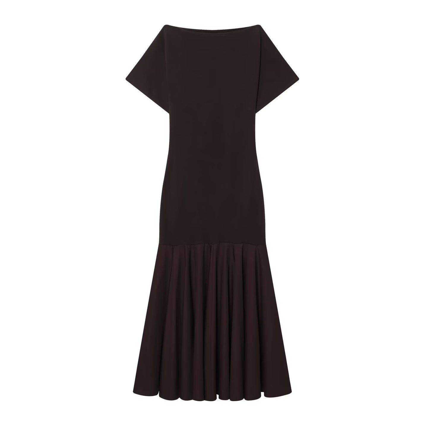 Women's slim short sleeved patchwork dress