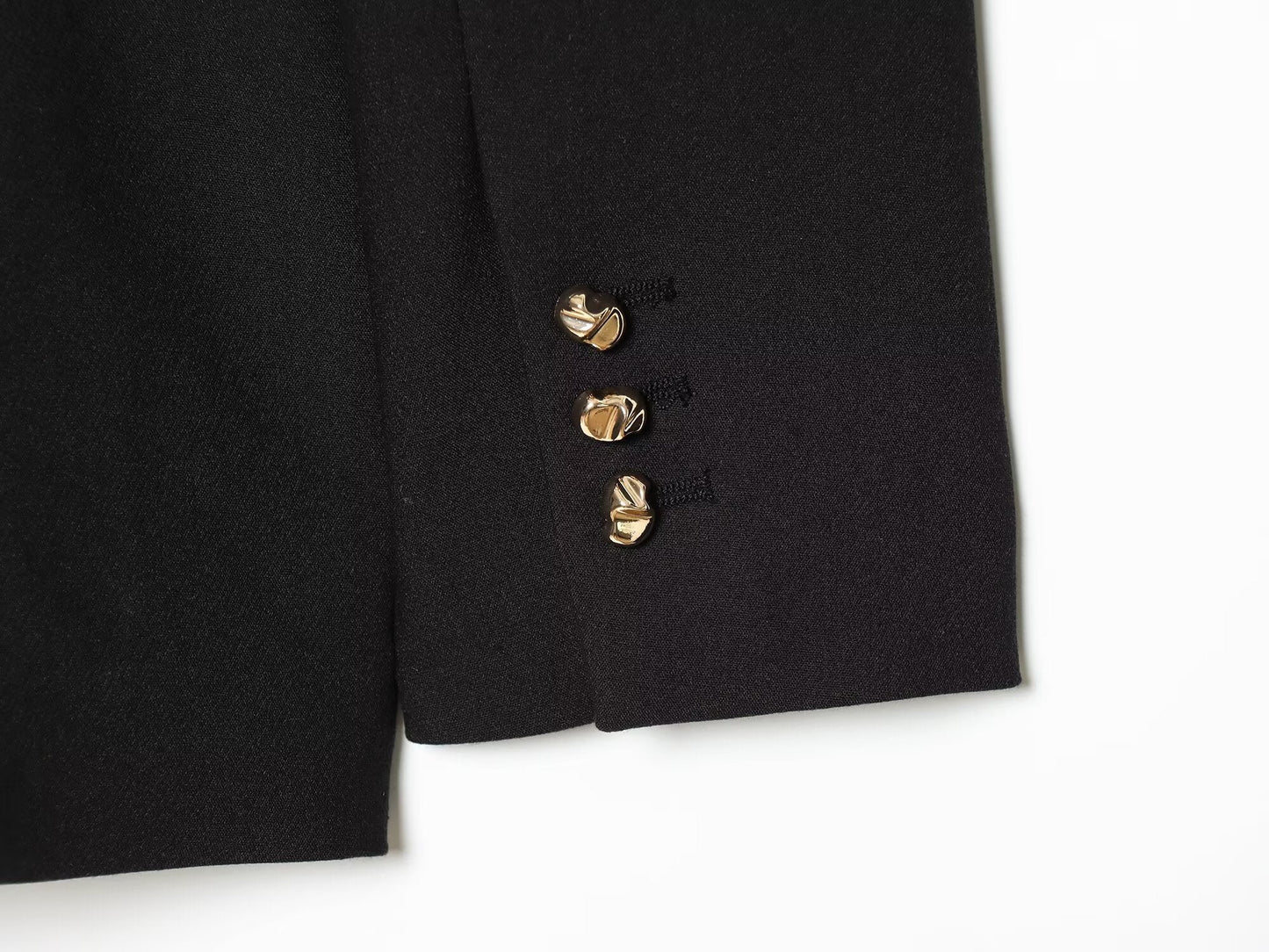 suit Women's 2 pieces gold buckle belt decoration Blazer Coat +Pants