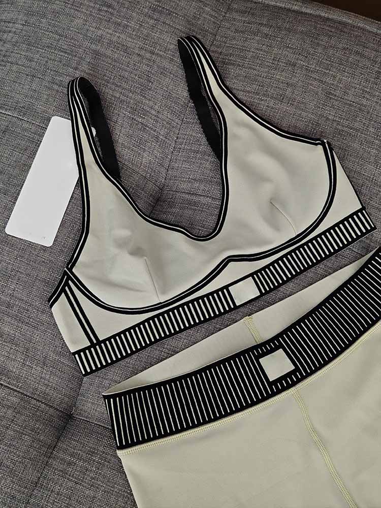 Women's New Joker Adjustable Sports Bra+high Elastic Tight Pants Fitness Suit