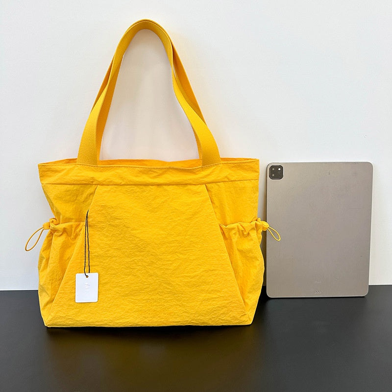 2025 new female large-capacity canvas tote bag sports portable shoulder bag