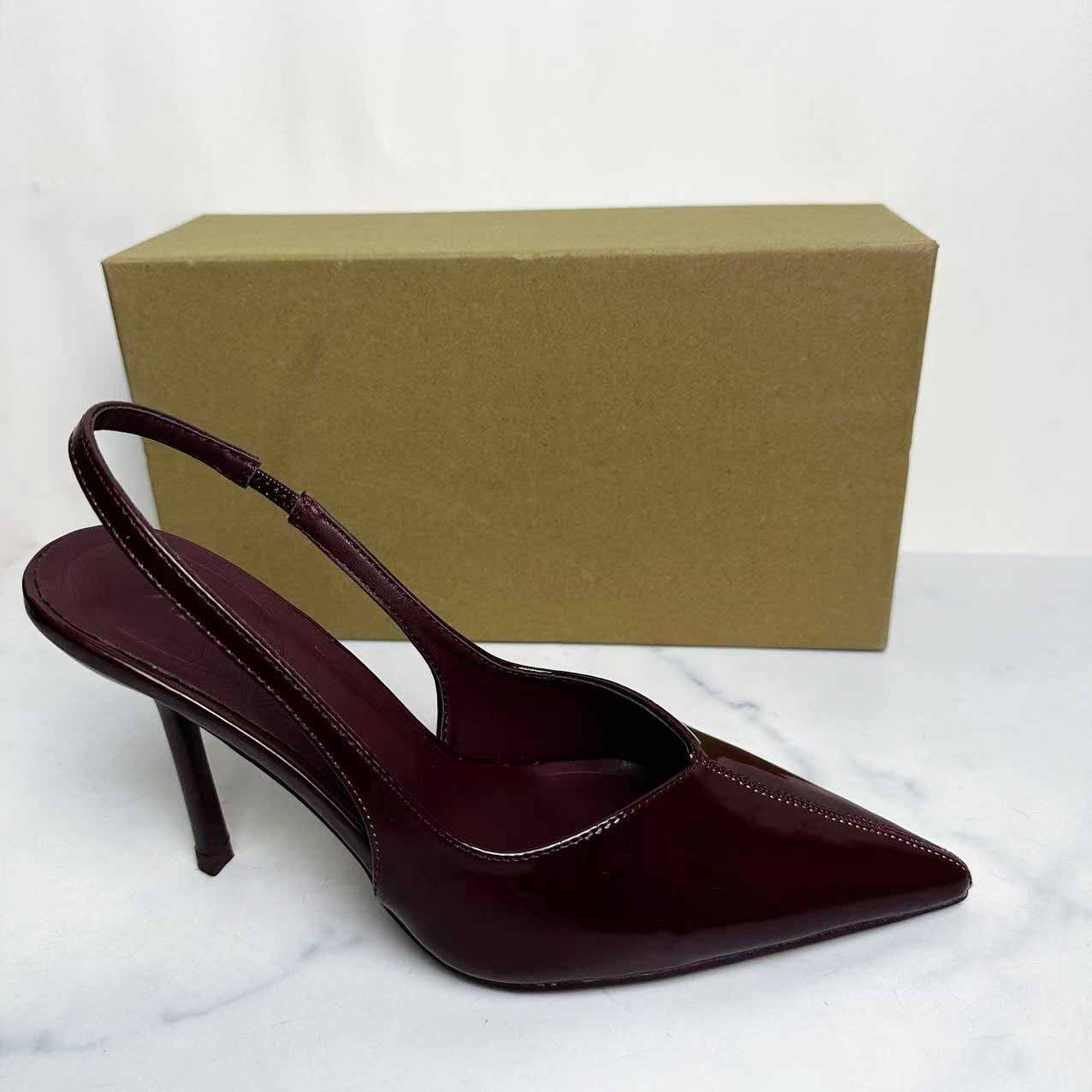 Women's New Fashion Joker Temperament Pointed Stiletto Heel Fashion Muller Shoes