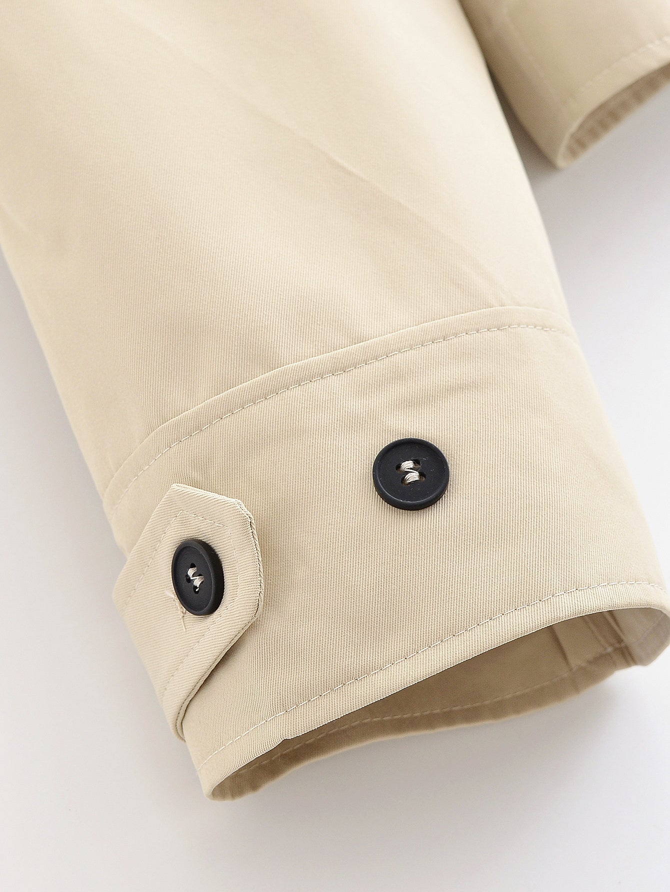 Women's New Fashion With Belt Short Single breasted Windbreaker Coat