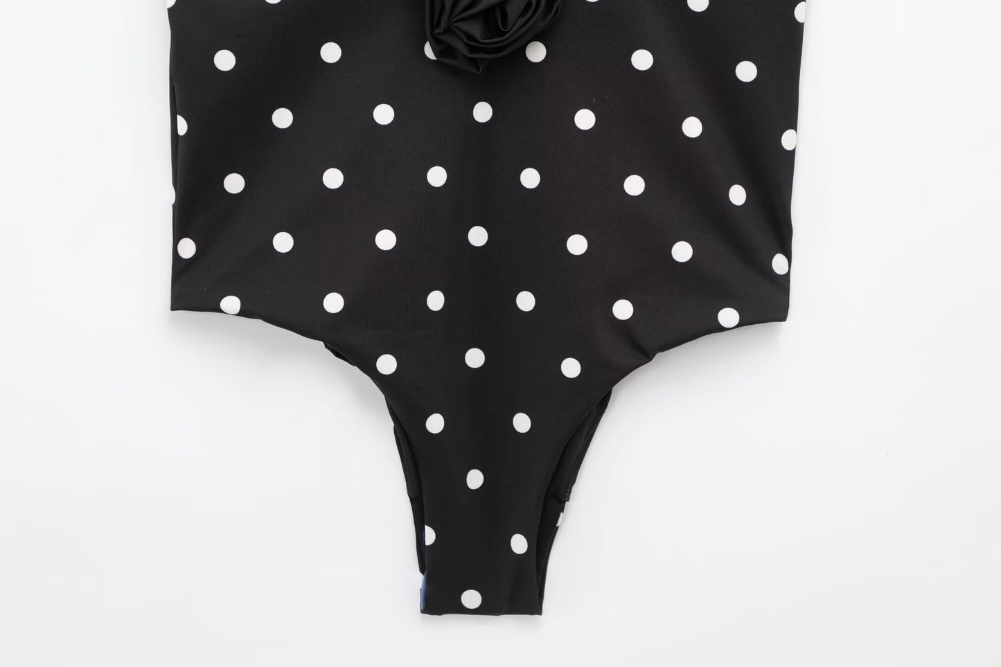 Ladies' new fashion tight polka dot print hanging neck swimsuit retro sleeveless women's swimsuit