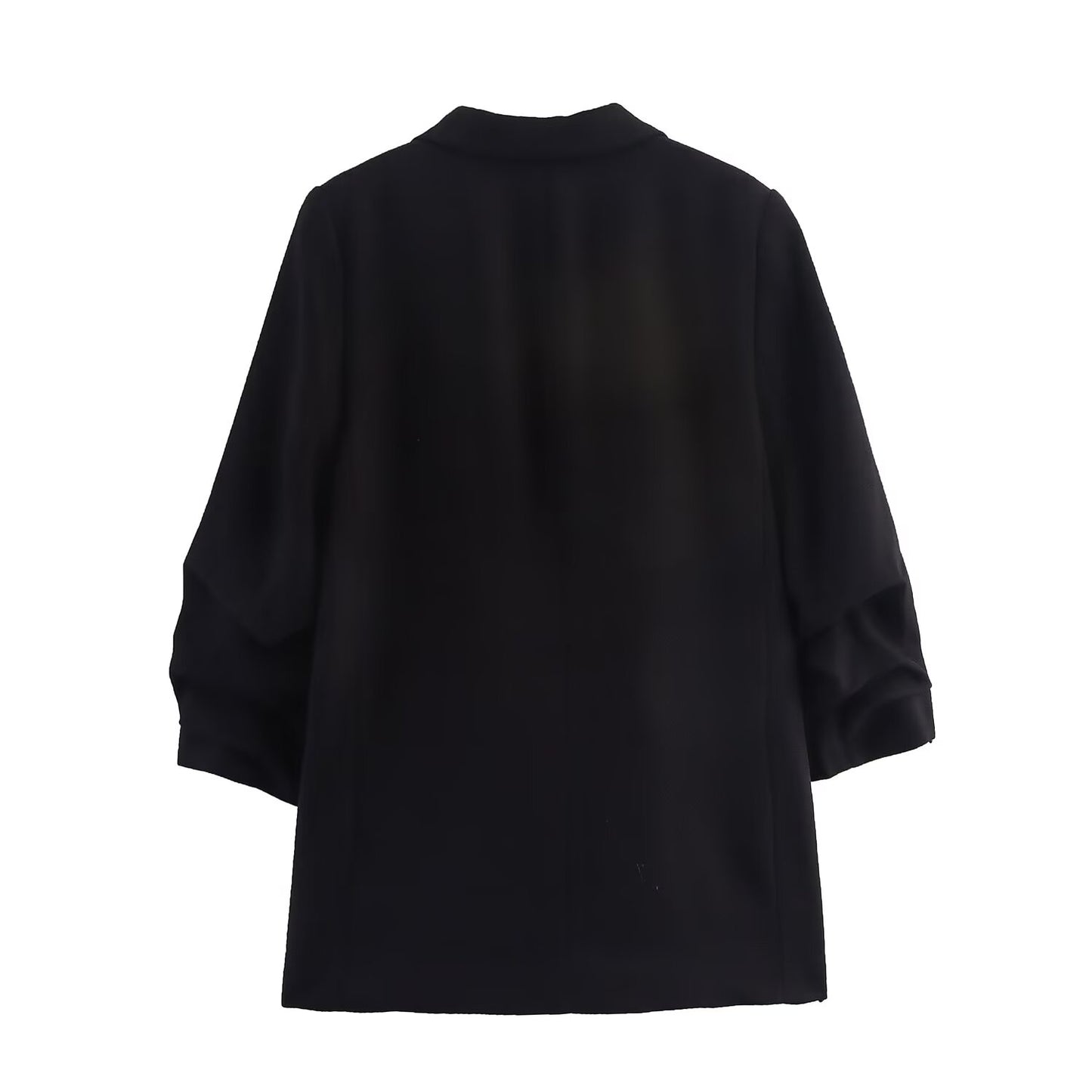 Women's new fashion pleated sleeve casual Button-up suit jacket