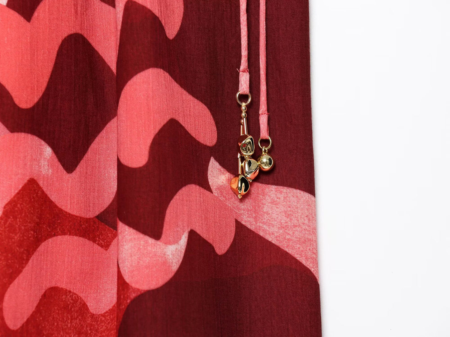 Women's new fashion printed backless sleeveless suspender MIDI dress