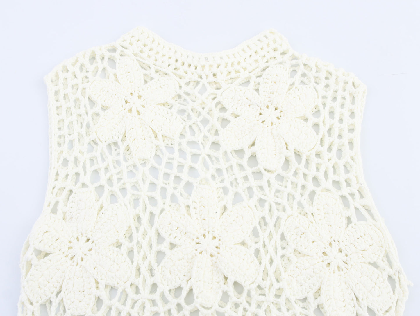 Women's New Fashion flower embroidery splicing sleeveless MIDI dress