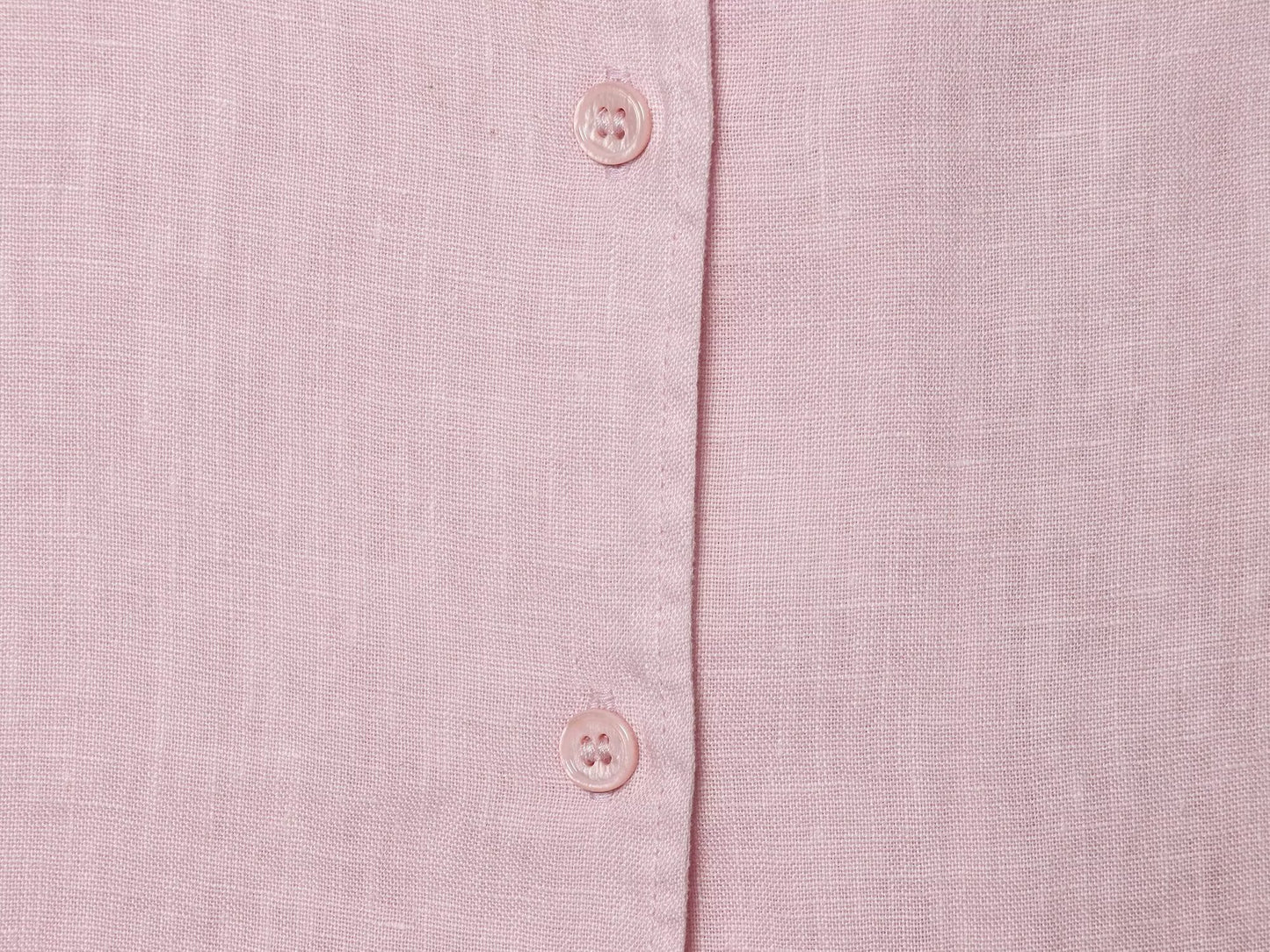 suit Women's 2 pieces pocket decoration linen blend shirt+Pants