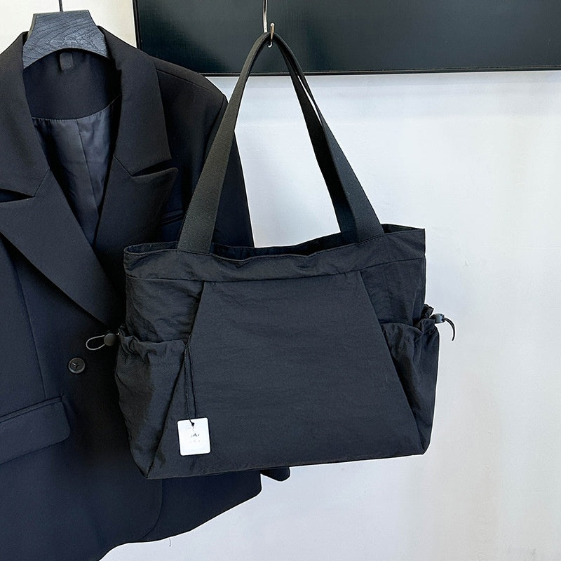 2025 new female large-capacity canvas tote bag sports portable shoulder bag