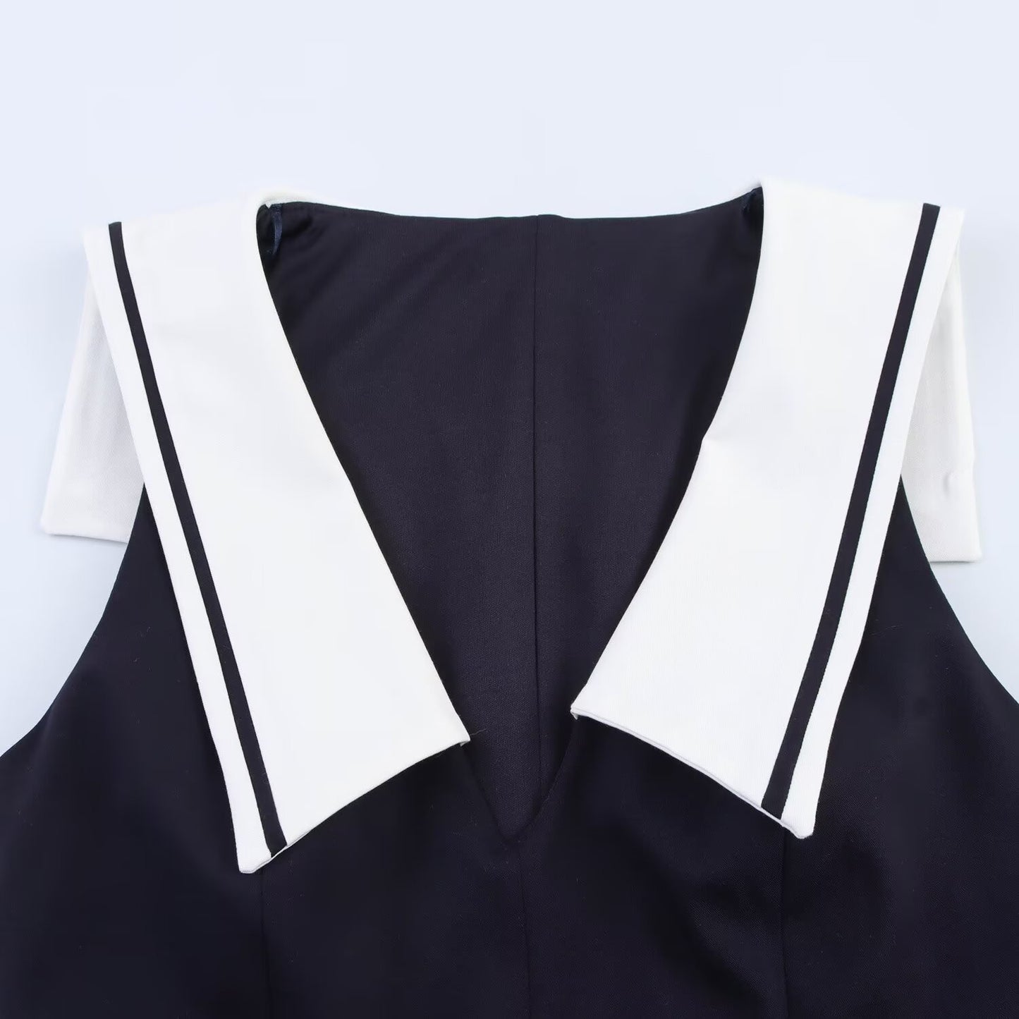 Women's 2025 new fashion sleeveless wide pleated mini dress