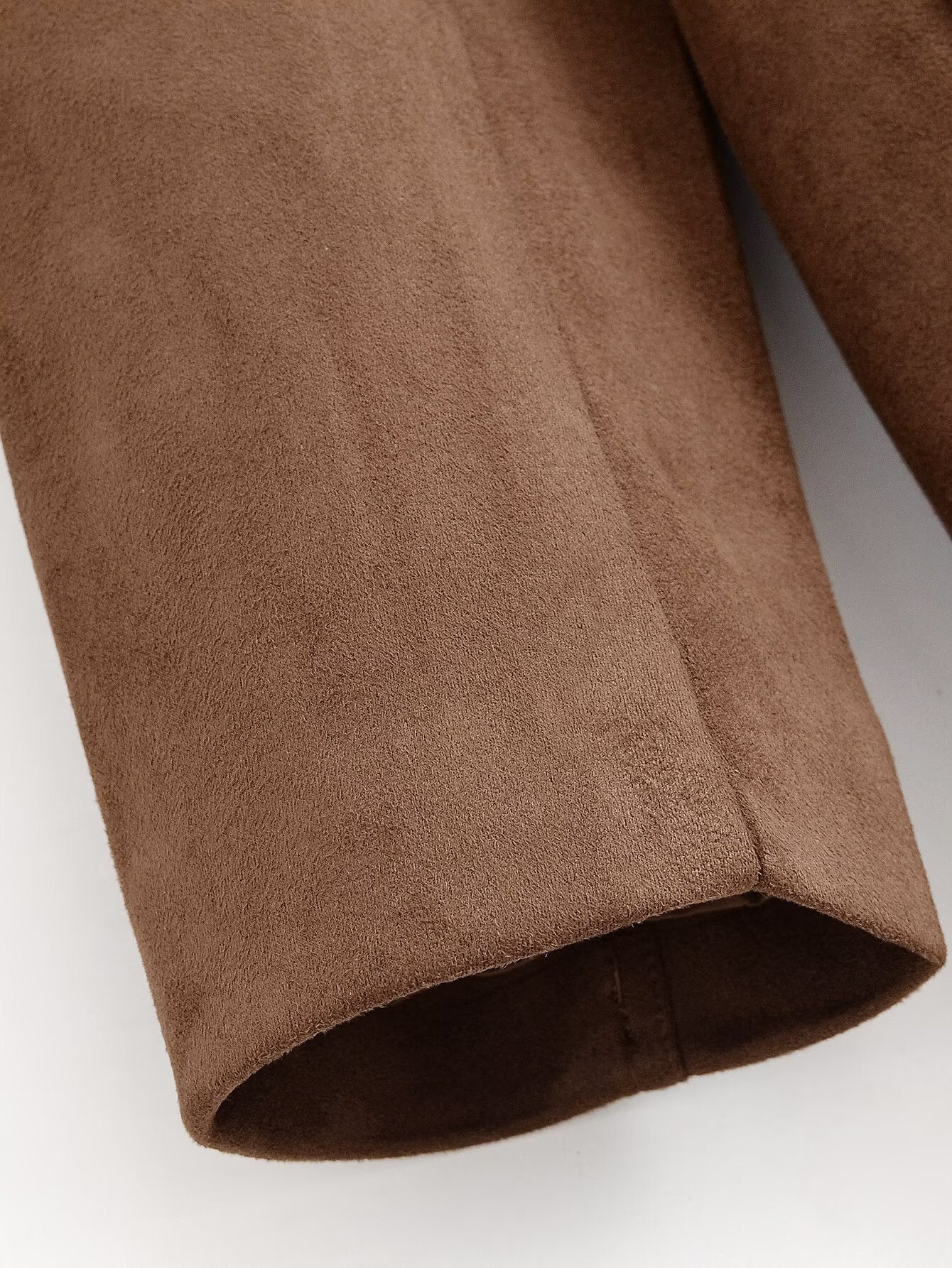 Women's 2025 new fashion loose warm suede suit jacket