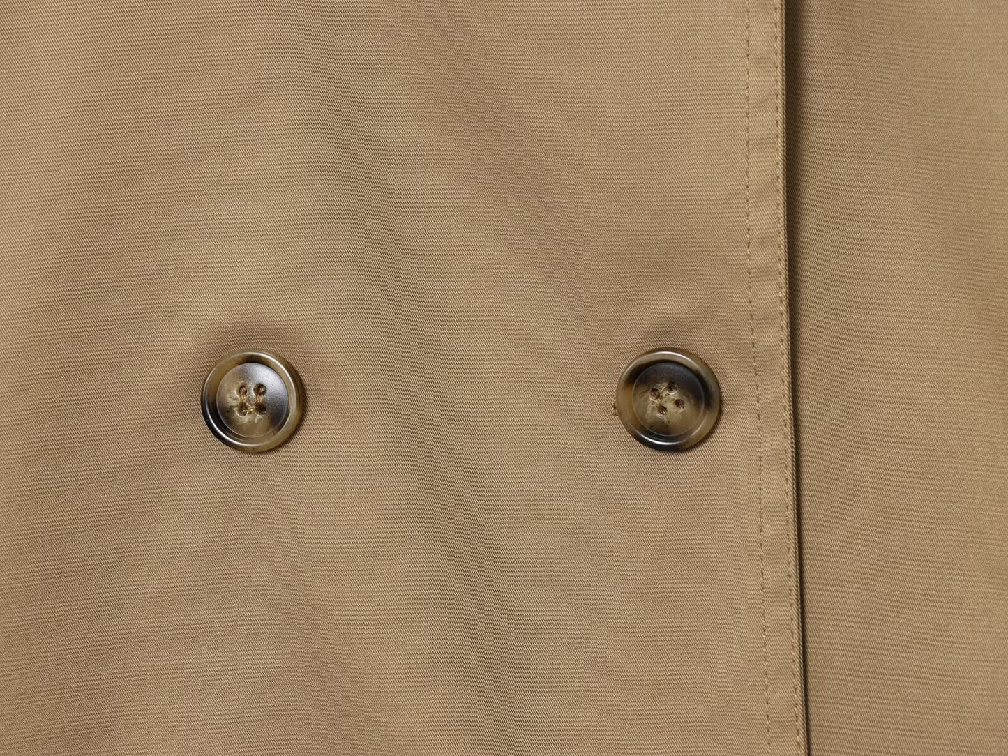 Women's New Fashion With Belt Short Double breasted Windbreaker Coat