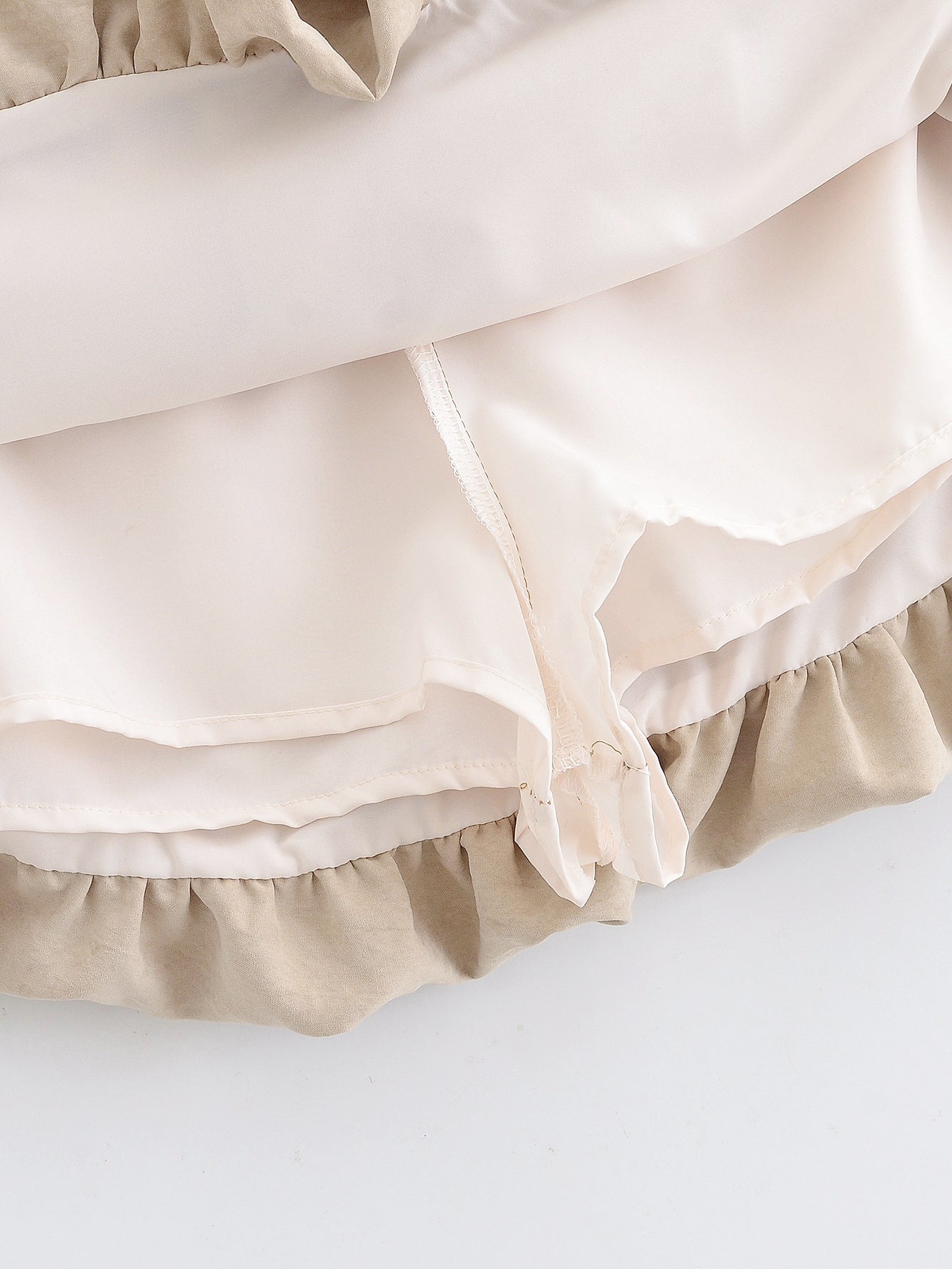 women's New Fashion Casual versatile high waisted pleated lantern mini skirt