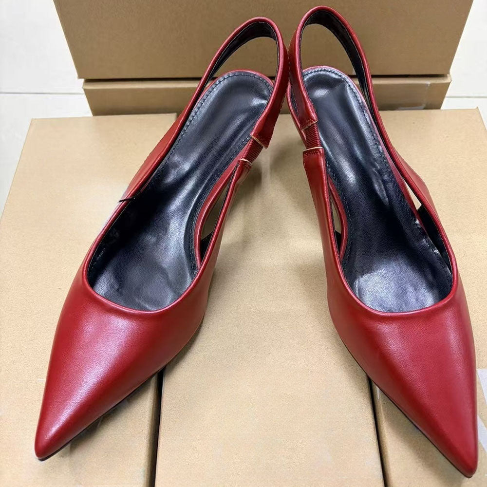 2026 women's new pointed stiletto heels with low heels