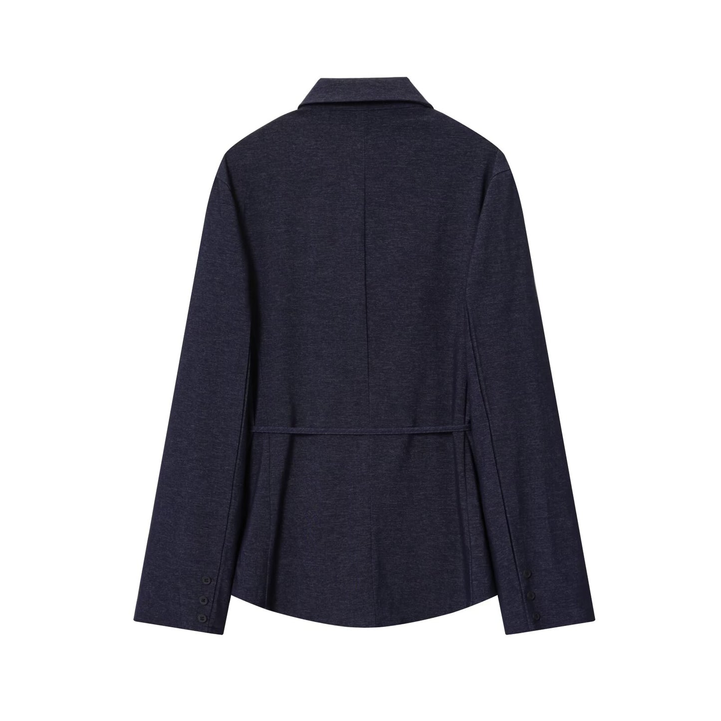 Women's new fashion with Belt casual single breasted shirt style suit jacket