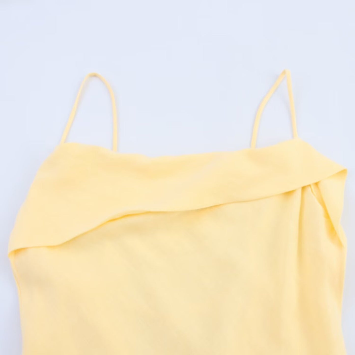 Women's' new fashion sleeveless backless slim linen blend suspender MIDI dress