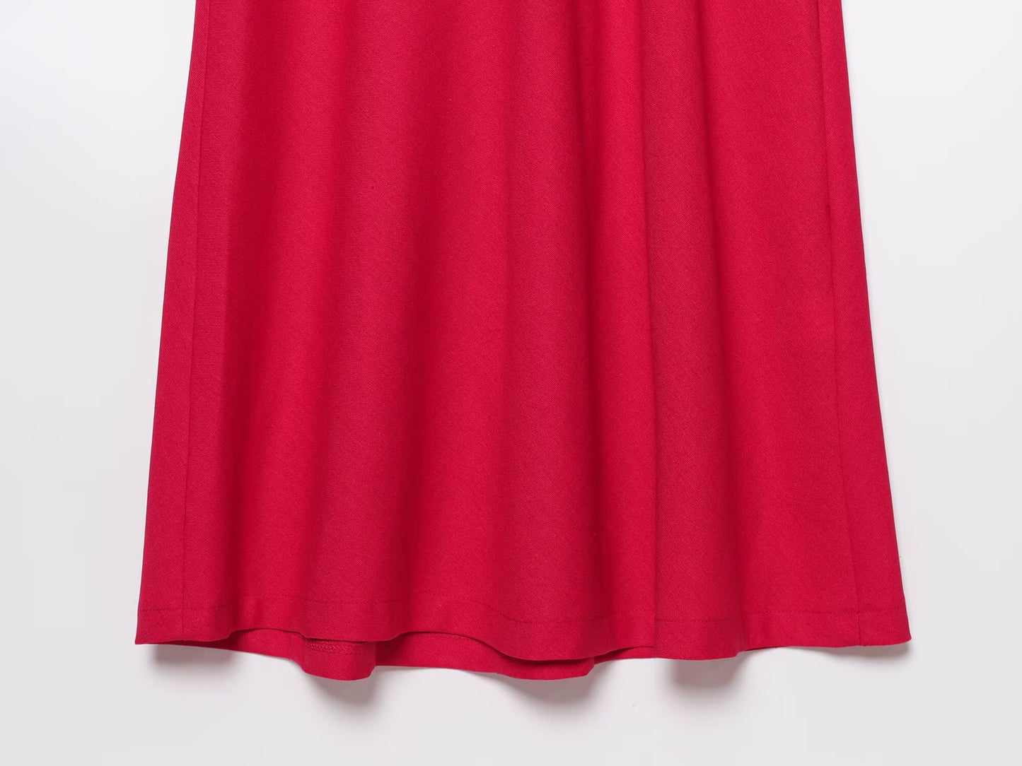 Women's new fashion waist pleated design sleeveless backless MIDI dress