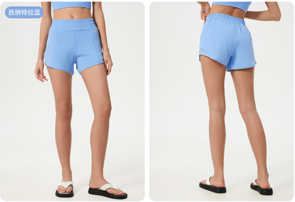 Women's new Joker Quick-drying shorts with lining high waist yoga shorts.