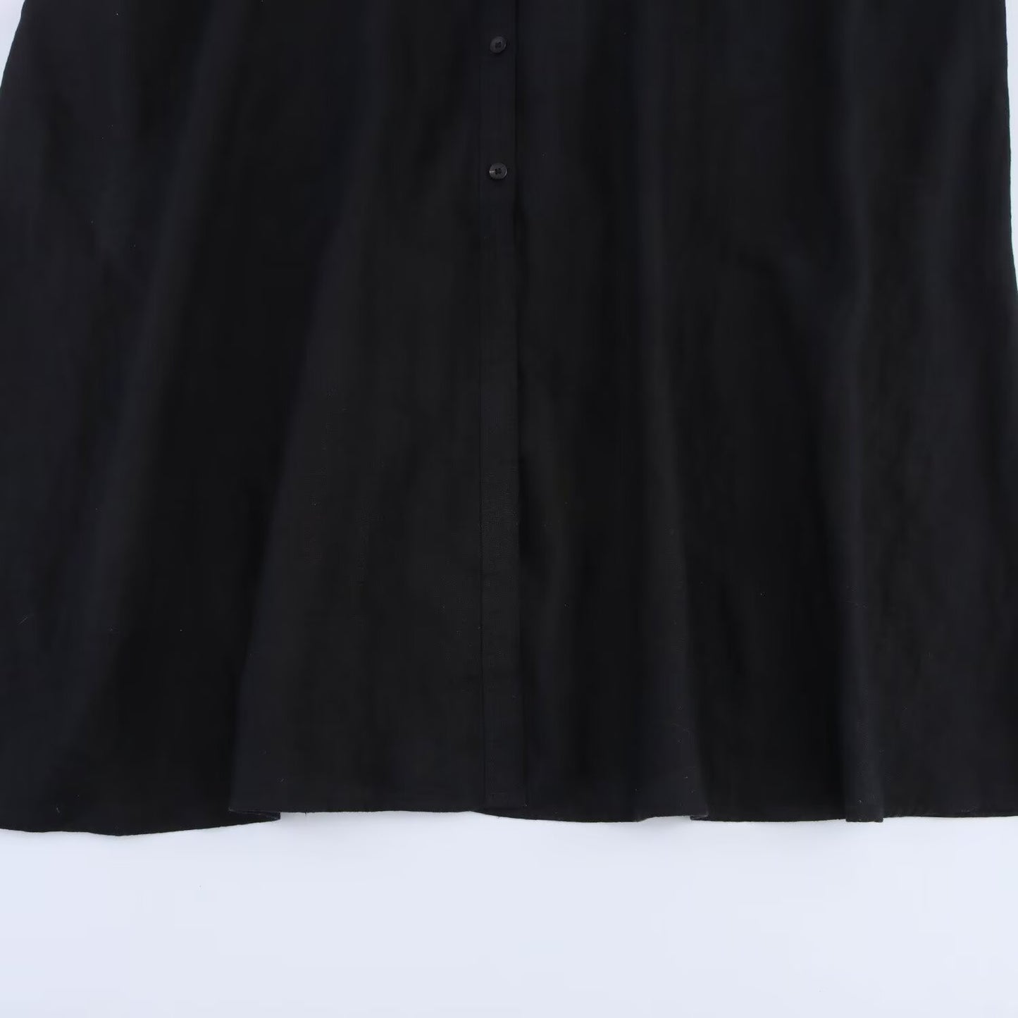 Women's 2025 New Fashion Linen Blended Hanging Neck Midi Dress Retro Sleeveless Button up Women's Dress