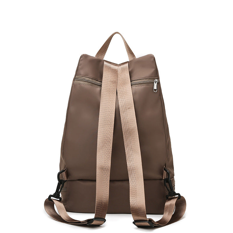 Men and Women with Wet and Dry Shoes Fitness Shoulder Bag Sports Bag Oxford Cloth Travel Backpack