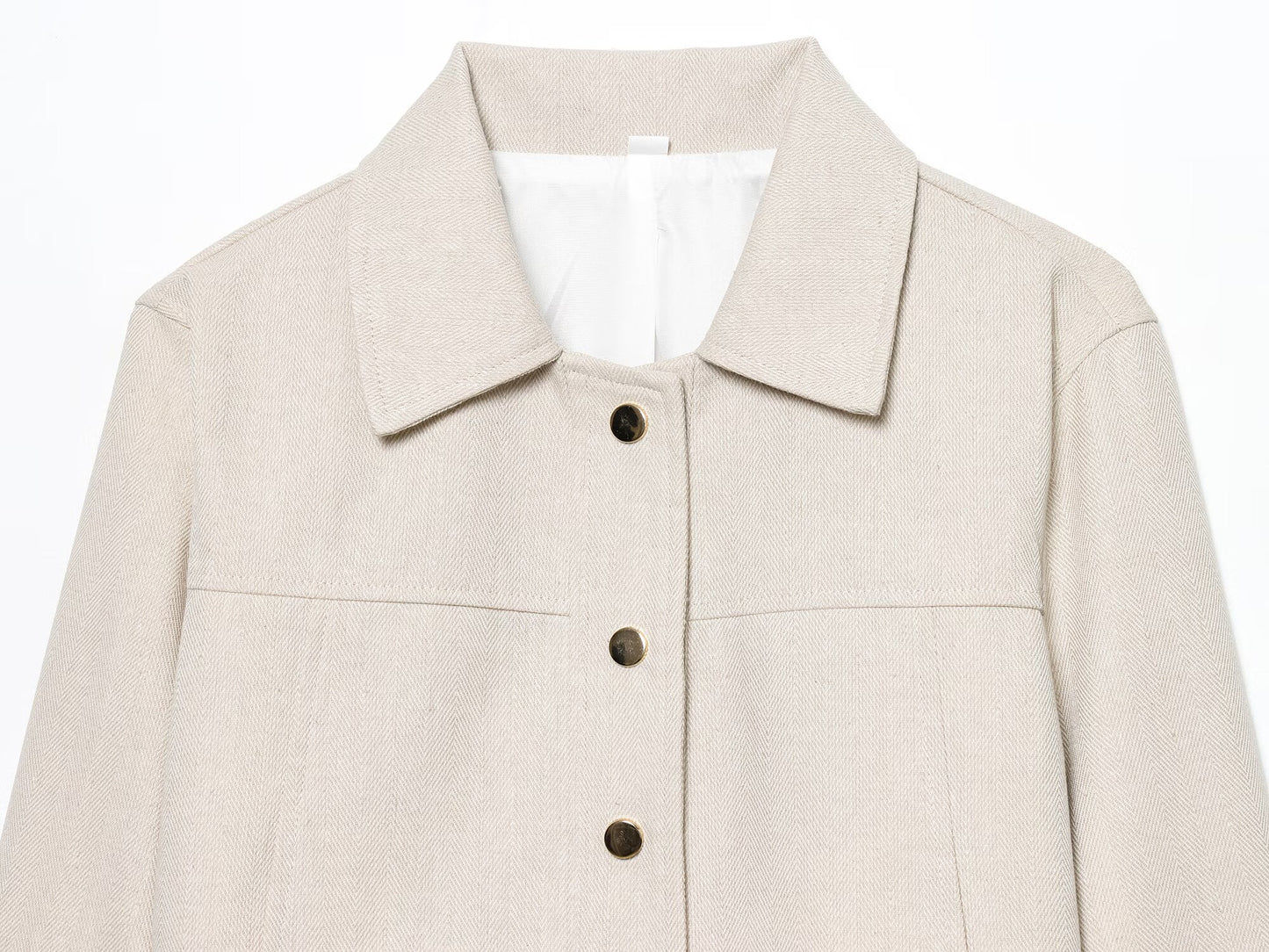 Women's new fashion short single breasted lapel jacket Coat+Pants suit