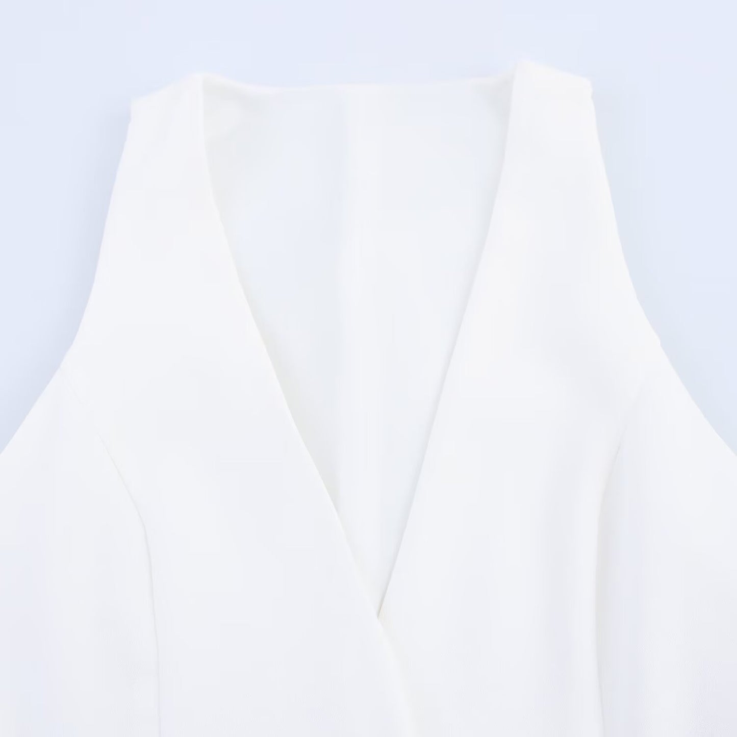 Women's new fashion sleeveless patchwork vest style mini dres