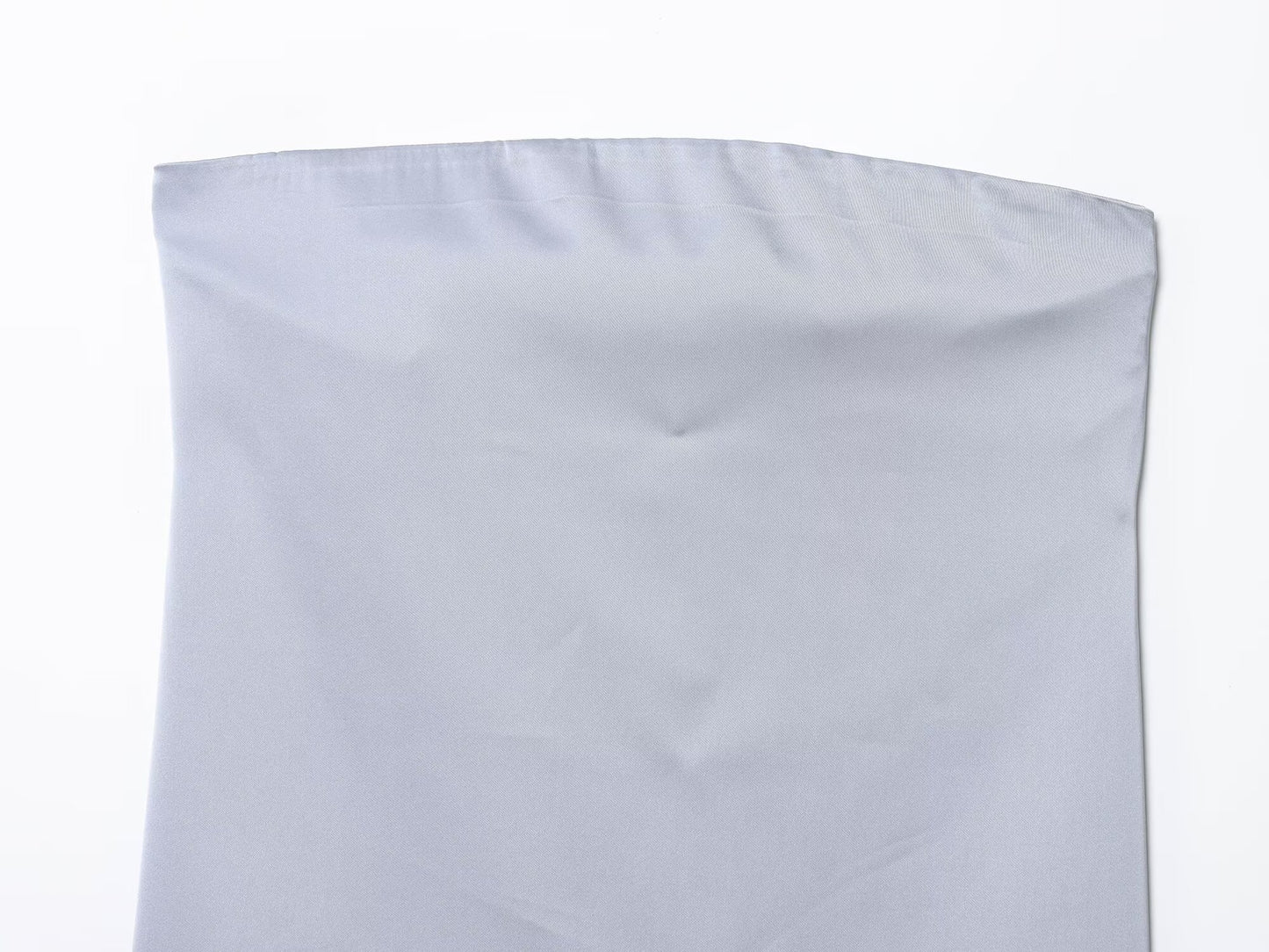 Women's 2025 new fashion satin textured strapless top+Pants suit