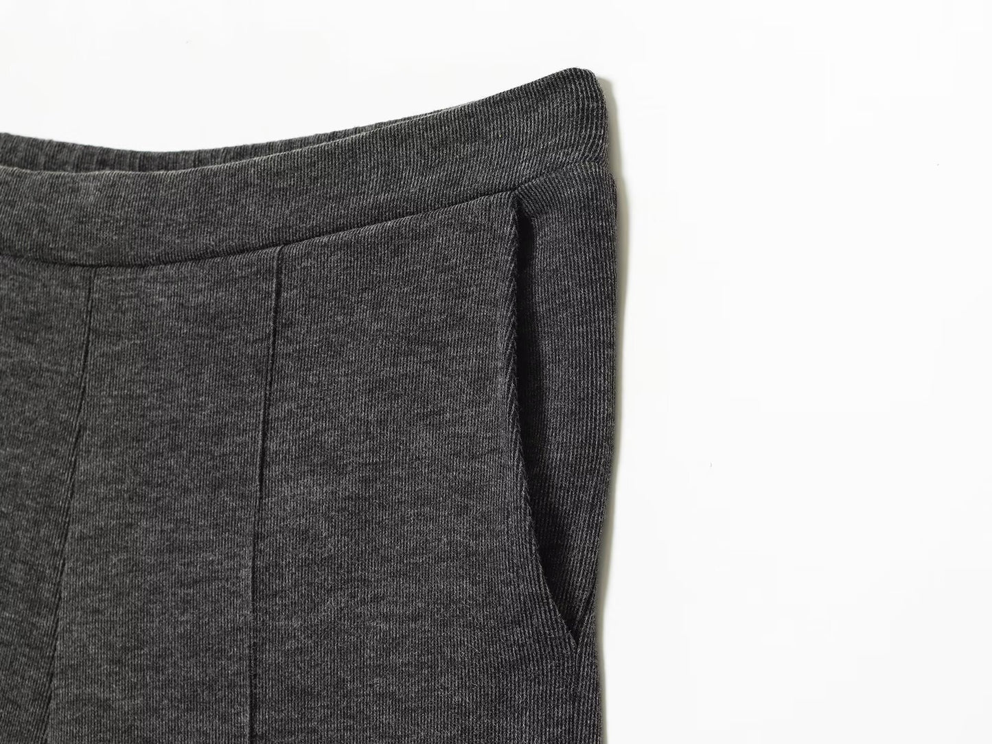 Women's new short sleeved zipper soft texture top+Pants suit