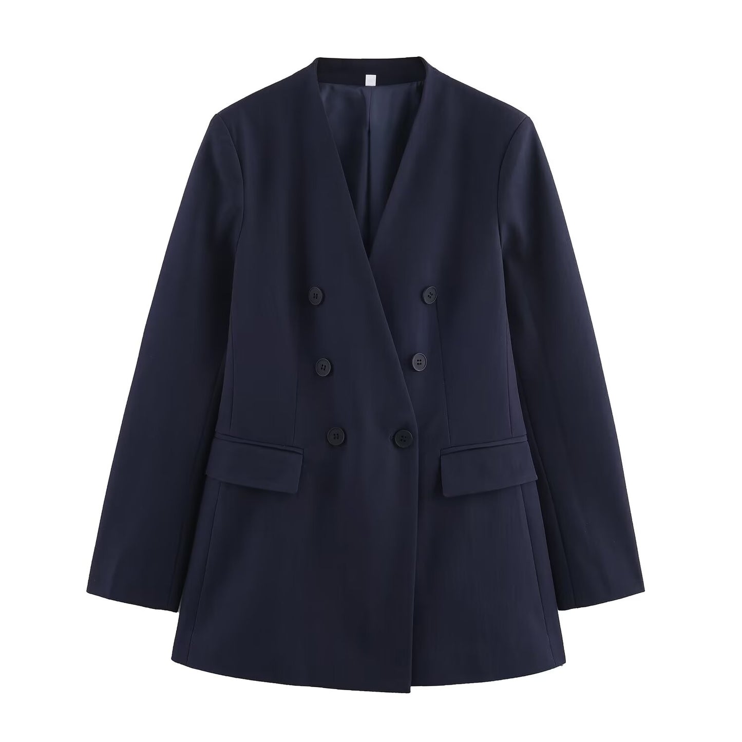 Women's new fashion long sleeved double breasted V-neck suit jacket+Pants suit