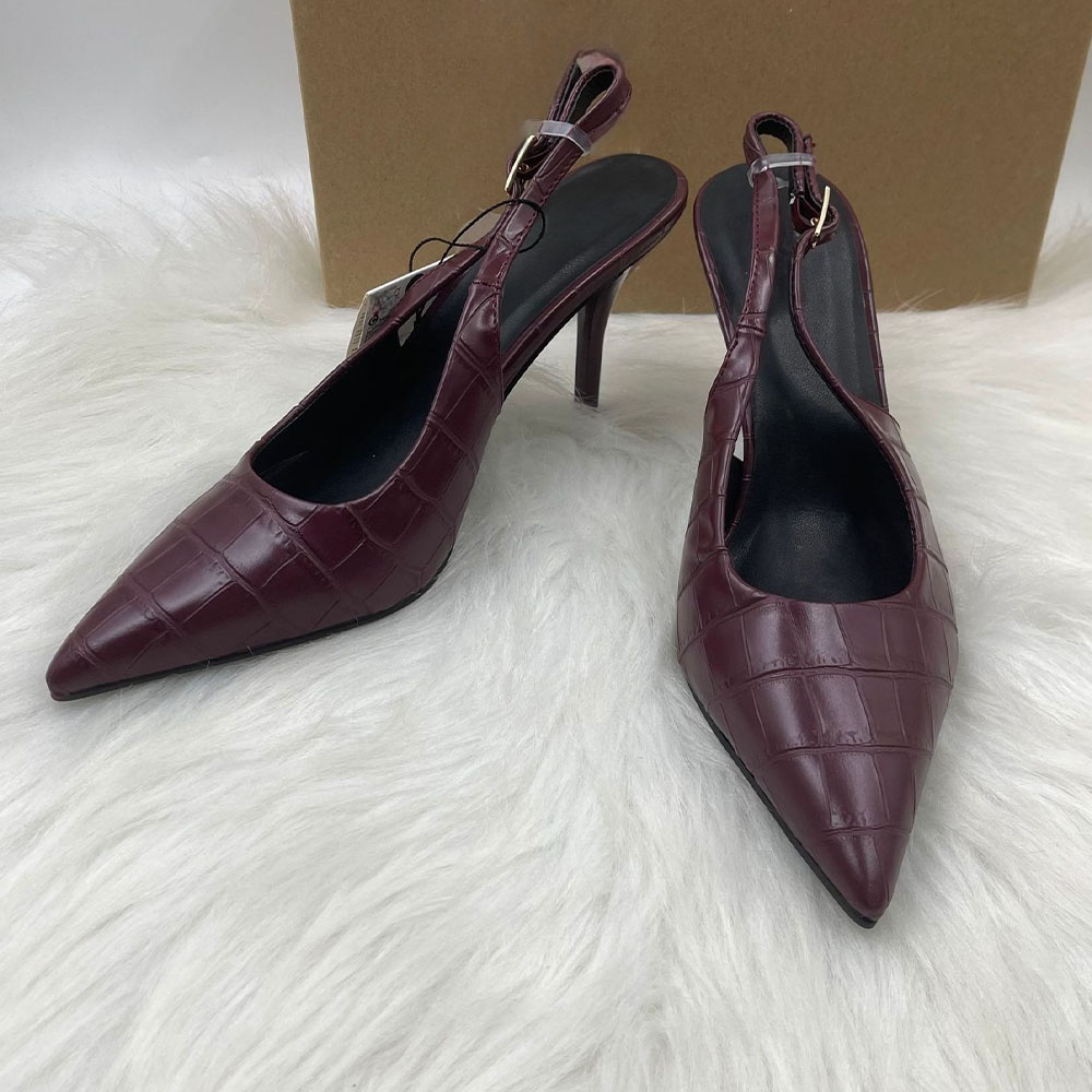 2026 women's new pointed stone stiletto heels