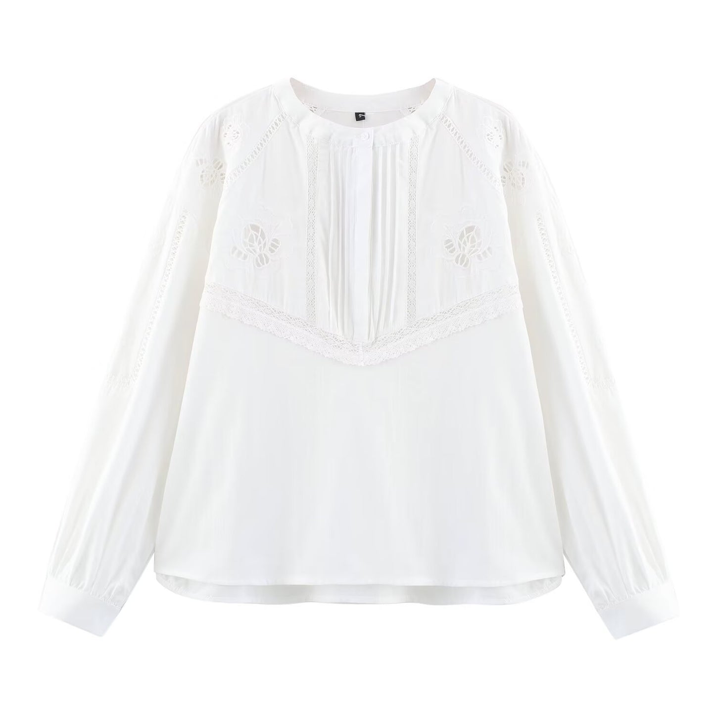 Suit women's 2 pieces 2025 fashion vertical lace embroidered shirt retro women+shorts women's suit