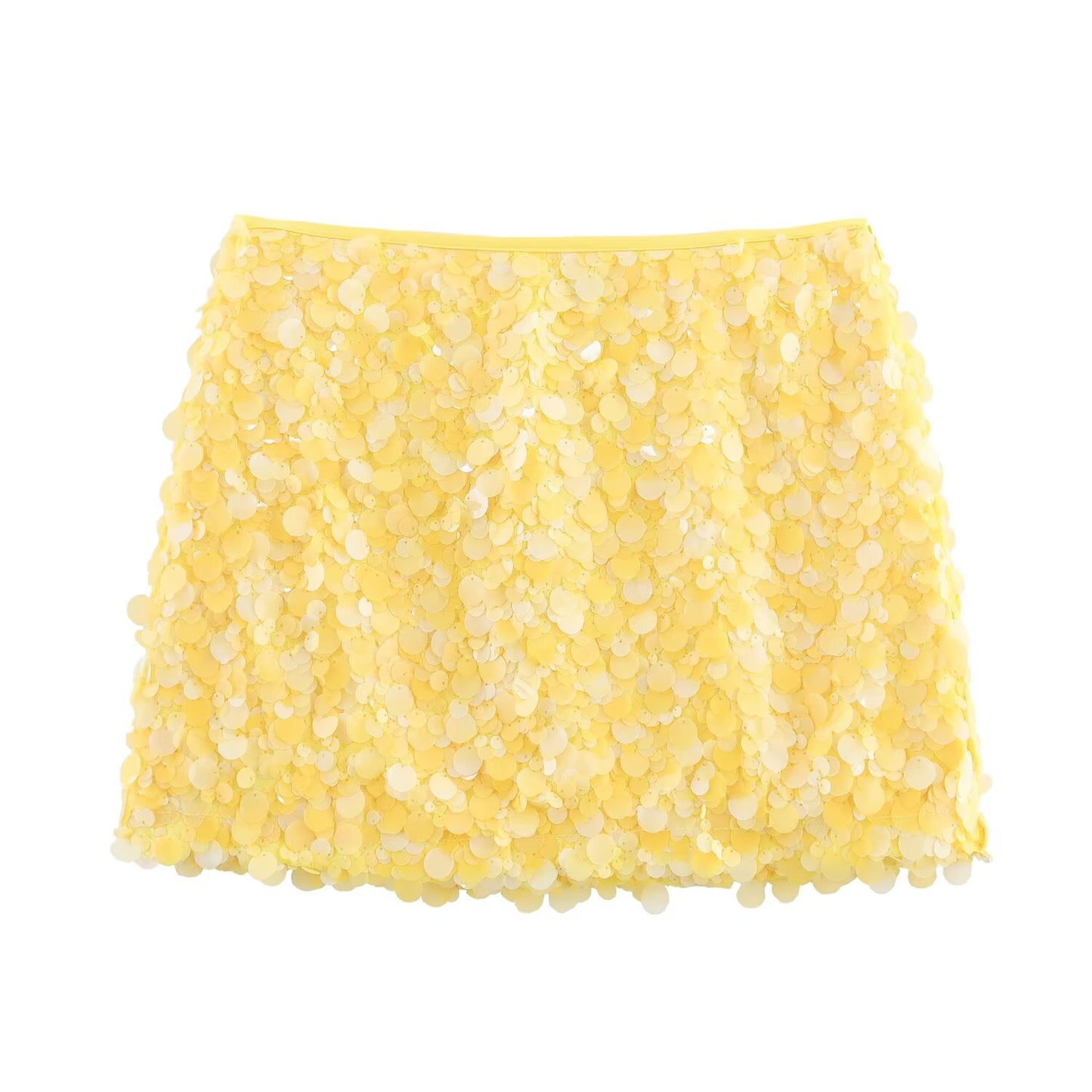 Women's' new fashion sequin decoration slim high waisted mini skirt