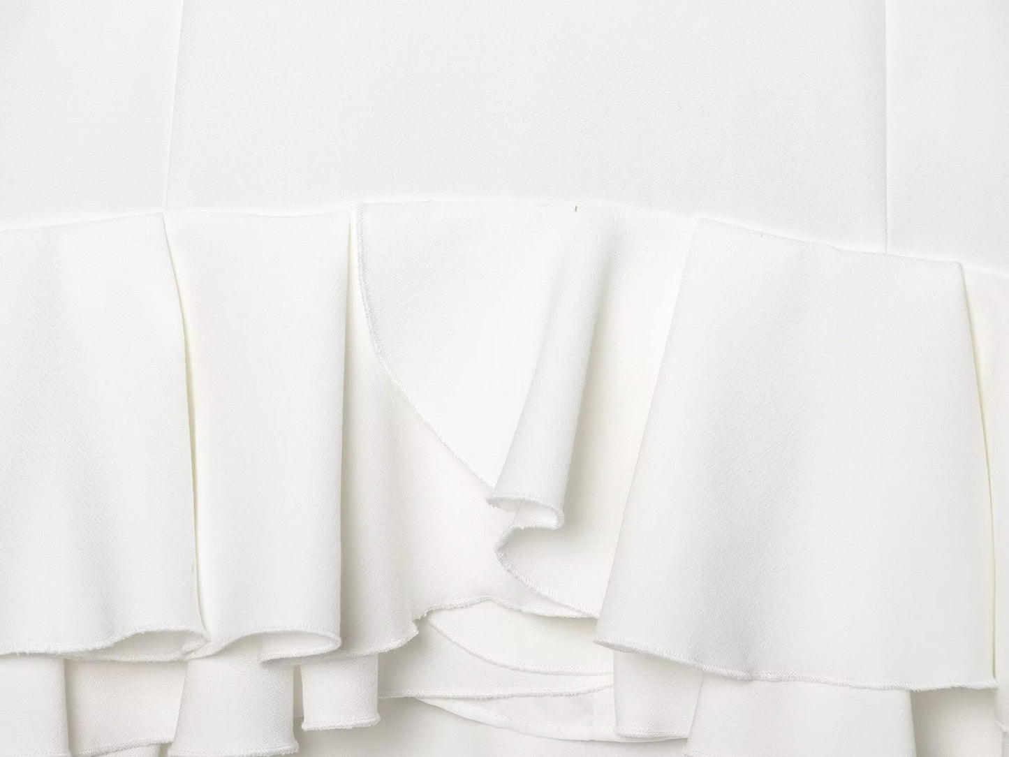 Women's new fashion layered decoration slim backless hanging neck mini dress