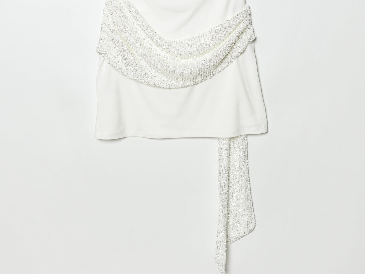 Women's backless bead patchwork mini dress