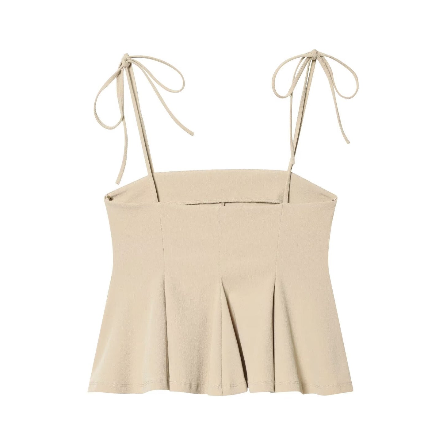 suit Women's 2 pieces short skirt style hem camisole top+Pants