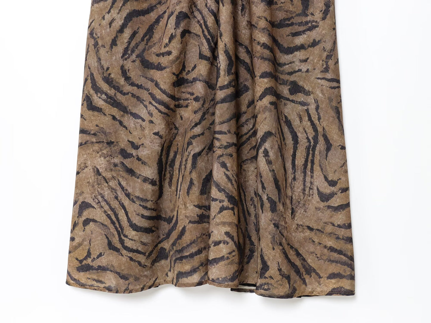 Women's Summer Fashion Vacation Style Sexy Printed suspender Midi Dress