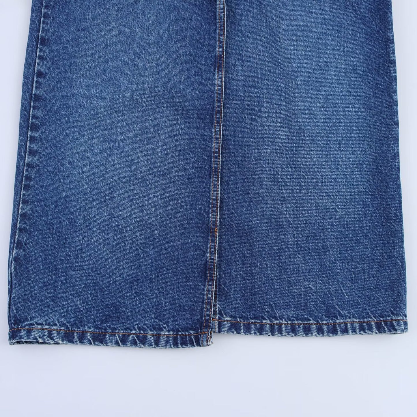 Women's New Fashion Casual Single breasted Sleeveless Cowboy Midi Dress