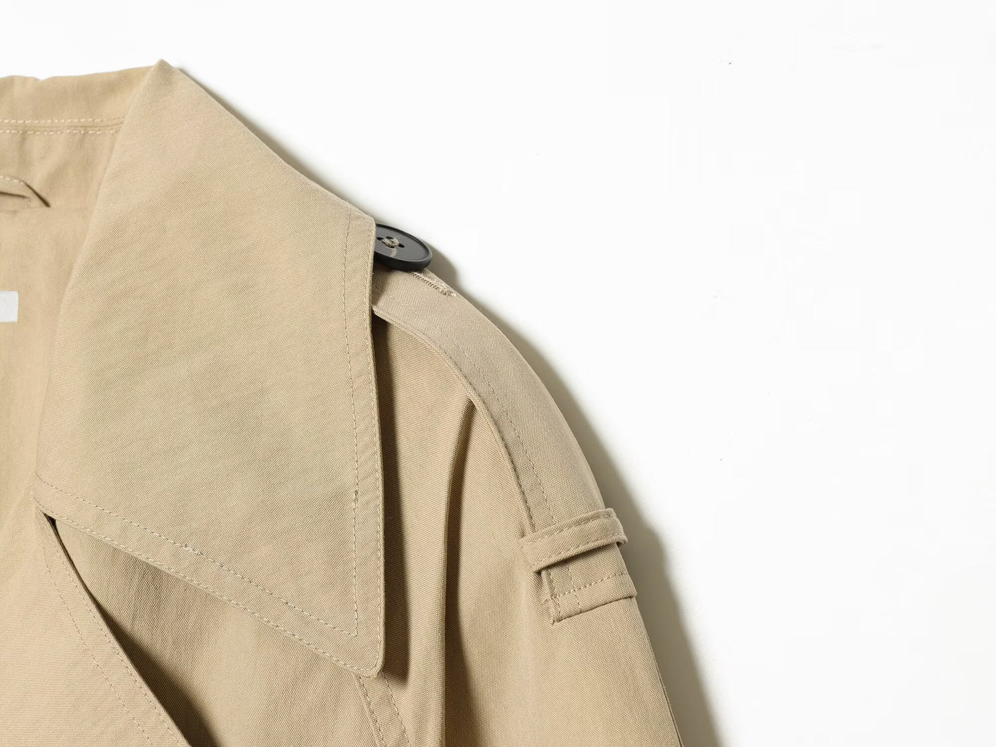 Women's with belt short windbreaker Coat