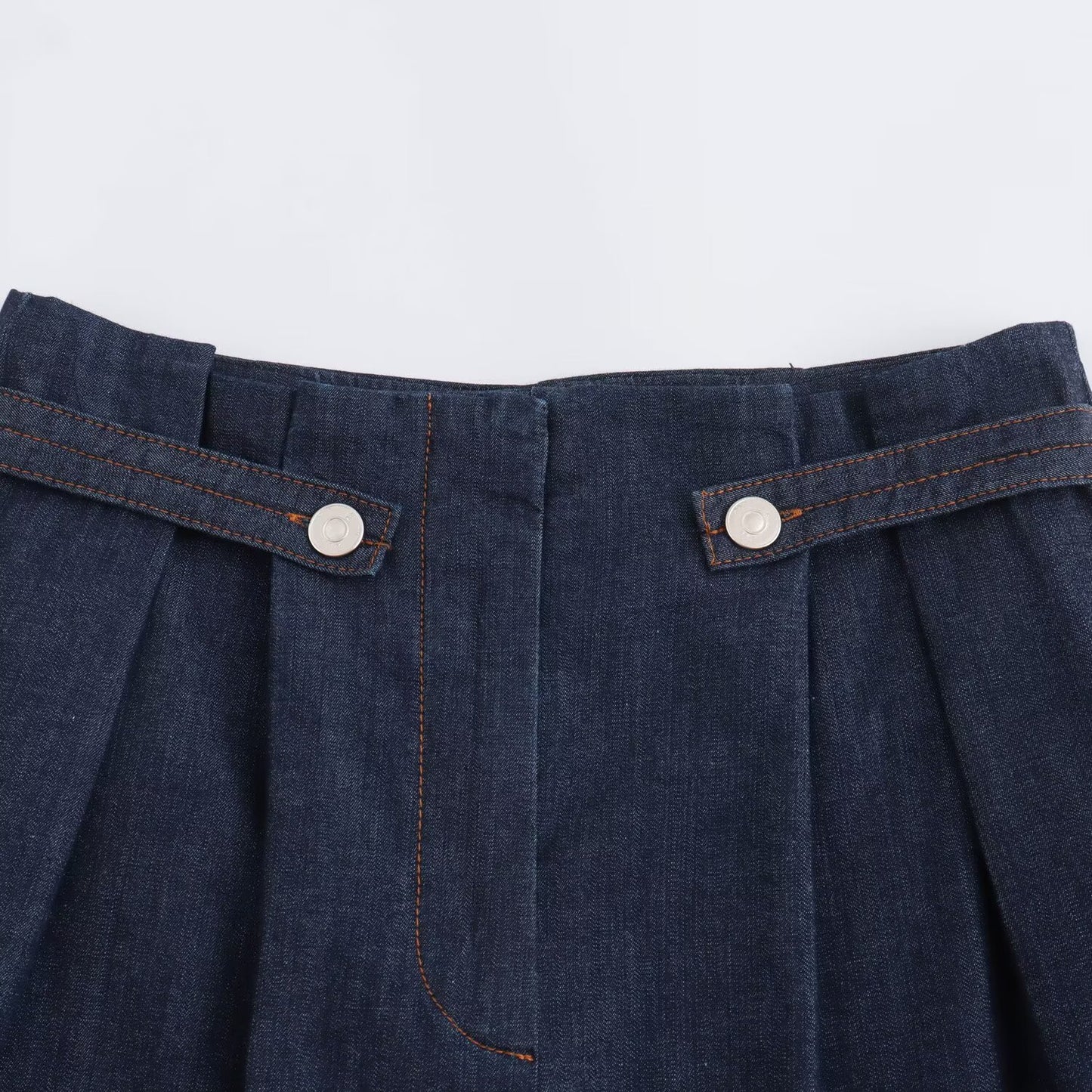 Women's new fashion pleated design high waisted paper bag style Shorts Skirts