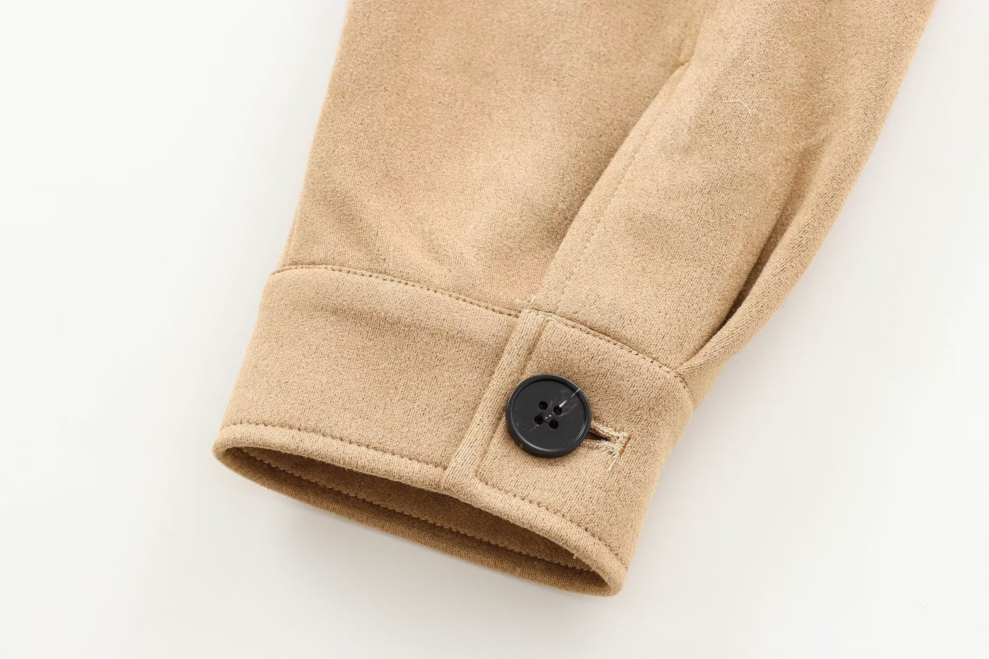 Women's new fashion short single breasted leather jacket Coat