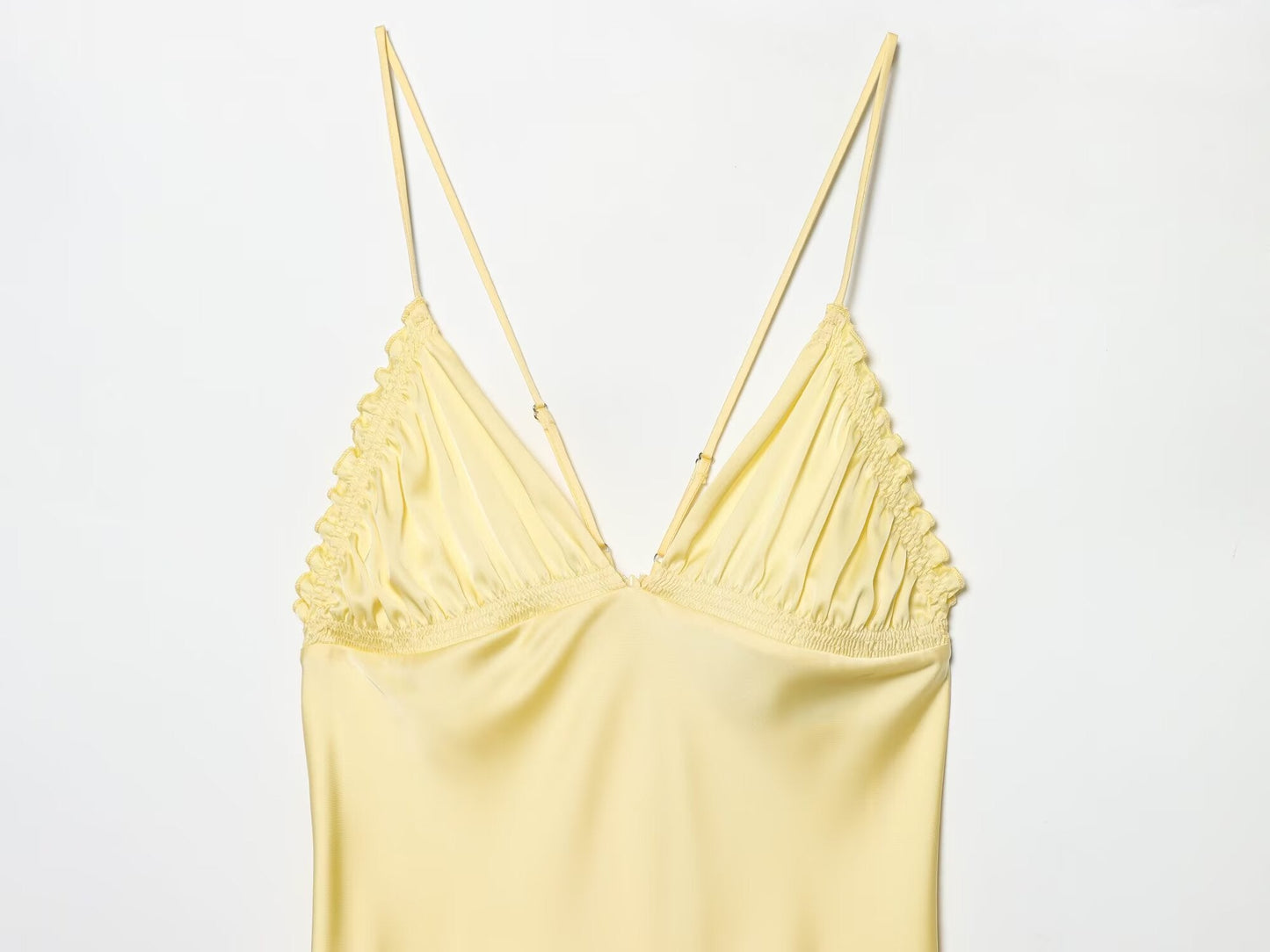 Women's Satin texture suspender dress