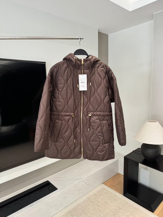 Women's 2025 new fashion loose warm hooded cotton jacket Coat